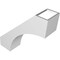 Ekena Millwork 5 1/2-in. W x 18-in. D x 18-in. H Westlake Architectural Grade PVC Knee Brace BRCP055X18X18WTL - alternate 5